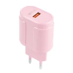 13-3 QC3.0 Single USB Interface Macarons Travel Charger,, EU Plug - Image 4