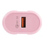 13-3 QC3.0 Single USB Interface Macarons Travel Charger,, EU Plug - Image 6