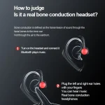 M-618 Bone Conduction Hanging Ear Stereo Bluetooth Headset, M-618 (Red), M-618 (Green), M-618 (Black), M-618 (Blue) - Image 3
