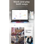 SJ05-12 Multi-function Laptop Notebook Round Magnetic Expanded Metal Bracket Holder for iPhone 13 Series, SJ05-12 - Image 2