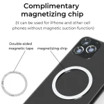 SJ05-12 Multi-function Laptop Notebook Round Magnetic Expanded Metal Bracket Holder for iPhone 13 Series, SJ05-12 - Image 7