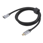 USB-C / Type-C Male to USB-C / Type-C Elbow Transmission Data Cable, 0.5m, 1m, 1.5m, 2m, 3m - Image 3