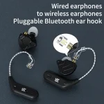 KZ AZ09 Bluetooth Headset Ear Hook 5.2 Wireless Bluetooth Module Upgrade Cable, C, B - Image 2