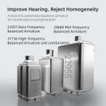 KZ SA08 Wireless Four-unit 5BA Balance Armature Bluetooth In-ear TWS Earphone, SA08 - Image 3