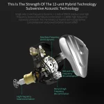 KZ ZSX 12-unit Ring Iron Metal Gaming In-ear Wired Earphone,, ZSX Standard Version(Black), ZSX Standard Version(Cyan), ZSX Standard Version(Purple), ZSX Mic Version(Black), ZSX Mic Version(Cyan)... - Image 4