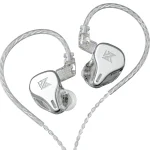 KZ DQ6 3-unit Dynamic HiFi In-Ear Wired Earphone, No Mic, With Mic