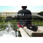 New Rixing NR-4500M Bluetooth 5.0 Portable Outdoor Karaoke Wireless Bluetooth Speaker with Microphone, NR-4500M(Black), NR-4500M(Red), NR-4500M(Green), NR-4500M(Dark Green), NR-4500M(Grey) - Image 4