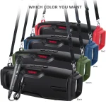 New Rixing NR-6012M Bluetooth 5.0 Portable Outdoor Karaoke Wireless Bluetooth Speaker with Microphone & Shoulder Strap, NR-6012M(Black), NR-6012M(Red), NR-6012M(Blue), NR-6012M(Green) - Image 5