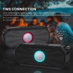 New Rixing NR-9012 Bluetooth 5.0 Portable Outdoor Wireless Bluetooth Speaker, NR-9012(Black), NR-9012(Red), NR-9012(Grey), NR-9012(Blue), NR-9012(Green) - Image 3