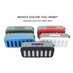 NewRixing NR-2013 TWS Car Exhaust Duct-shaped Bluetooth Speaker - Image 2