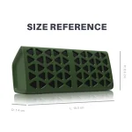 NewRixing NR-3021 TWS Hollow Triangle Pattern Bluetooth Speaker - Image 2