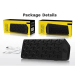 NewRixing NR-3021 TWS Hollow Triangle Pattern Bluetooth Speaker - Image 5