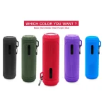 NewRixing NR-4016A TWS Outdoor Splashproof Bluetooth Speaker with Carabiner Handle & SOS Flashlight - Image 2