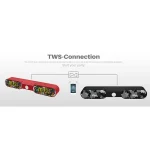 NewRixing NR-4017A TWS Graffiti Soundbar Bluetooth Speaker with Knob - Image 4