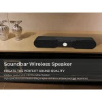 NewRixing NR-4017A TWS Graffiti Soundbar Bluetooth Speaker with Knob - Image 5