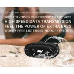 NewRixing NR-4022 TWS Two-color Bluetooth Speaker with Handle - Image 6