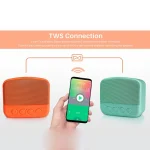 New Rixing NR-101 Mini TWS Bluetooth Speaker, NR-101 (Black), NR-101 (Red), NR-101 (Blue), NR-101 (Orange), NR-101 (Bright Green) - Image 8