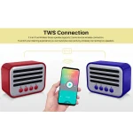 New Rixing NR-102 Mini TWS Bluetooth Speaker, NR-102 (Orange), NR-102 (Black), NR-102 (Red), NR-102 (Blue), NR-102 (Light Green) - Image 9