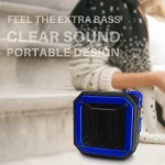 New Rixing NR-103 Mini TWS Bluetooth Speaker with Lanyard, NR-103 (Orange), NR-103 (Black), NR-103 (Red), NR-103 (Blue), NR-103 (Green) - Image 4