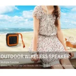 New Rixing NR-103 Mini TWS Bluetooth Speaker with Lanyard, NR-103 (Orange), NR-103 (Black), NR-103 (Red), NR-103 (Blue), NR-103 (Green) - Image 6