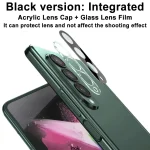 IMAK Integrated Rear Camera Lens Tempered Glass Film with Lens Cap Black Version, For Samsung Galaxy Z Fold3 5G - Image 4