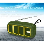 NewRixing NR-5018FM Outdoor Portable Bluetooth Speaker with Antenna, Support Hands-free Call / TF Card / FM / U Disk - Image 2