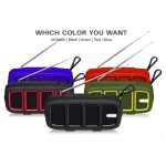 NewRixing NR-5018FM Outdoor Portable Bluetooth Speaker with Antenna, Support Hands-free Call / TF Card / FM / U Disk - Image 3