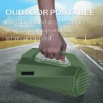 NewRixing NR-4025FM Outdoor Splash-proof Water Portable Bluetooth Speaker, Support Hands-free Call / TF Card / FM / U Disk - Image 3