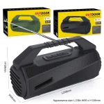 NewRixing NR-4025FM Outdoor Splash-proof Water Portable Bluetooth Speaker, Support Hands-free Call / TF Card / FM / U Disk - Image 8