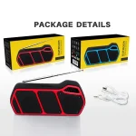 NewRixing NR-5011fm Outdoor Portable Bluetooth Speakerr, Support Hands-free Call / TF Card / FM / U Disk - Image 6