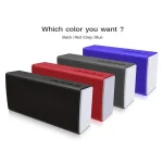 NewRixing NR-5012 Desktop Plating Bluetooth Speakerr, Support Hands-free Call / TF Card / FM / U Disk - Image 2