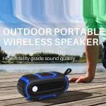 NewRixing NR-5016 Outdoor Splash-proof Water Bluetooth Speaker, Support Hands-free Call / TF Card / FM / U Disk - Image 5