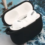 For AirPods Pro Silicone Wireless Earphone Protective Case Storage Box with Hook & Anti-drop Rope - Image 6