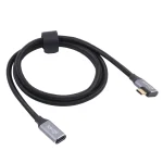 Elbow USB-C / Type-C Male to USB-C / Type-C Female Transmission Data Cable, 0.5m, 1m, 1.5m, 2m - Image 3