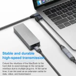 100W USB-C / Type-C Elbow Male to USB-C / Type-C Female Full-function Data Extension Cable, 0.2m, 0.5m, 1m, 1.5m - Image 5
