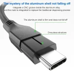100W USB-C / Type-C 4.0 Male to USB-C / Type-C 4.0 Male Full-function Data Cable for Thunderbolt 3, 0.5m, 0.8m, 1m - Image 3
