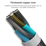 ADC-004 USB-C / Type-C to USB-C / Type-C PD Fast Charging Weave Data Cable, 1m, 2m - Image 3