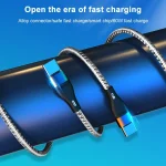 ADC-004 USB-C / Type-C to USB-C / Type-C PD Fast Charging Weave Data Cable, 1m, 2m - Image 4