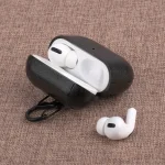 For Apple AirPods Pro Wireless Earphone Protective Leather Case with Hook - Image 6