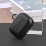 For Apple AirPods Pro Wireless Earphone Protective Leather Case with Hook - Image 8