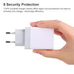 3 USB Ports LED Digital Display Travel Charger,, EU Plug, US Plug, UK Plug - Image 2