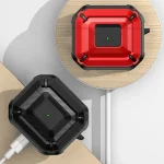 Diamond Texture Earphone Protective Case with Switch & Hook, For AirPods 3 - Image 4