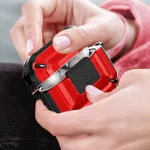 Diamond Texture Earphone Protective Case with Switch & Hook, For AirPods 3 - Image 5