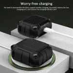 Diamond Shield Mecha TPU + PC Earphone Protective Case with Hook for AirPods 3, For AirPods 3 - Image 2