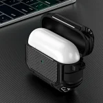 Diamond Shield Mecha TPU + PC Earphone Protective Case with Hook for AirPods Pro, For AirPods Pro - Image 7