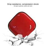 Mirror Surface Silicone + PC Wireless Earphone Protective Case for Beats Powerbeats Pro - Image 3