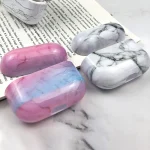 For AirPods Pro 3 Marble Water Sticker Wireless Earphone Protective Case, For AirPods Pro 3 - Image 4