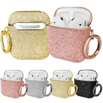 Electroplating Glitter Powder Wireless Earphone Protective Case, For AirPods 1 / 2, For AirPods Pro - Image 2