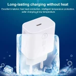 SDC-20W PD USB-C / Type-C Travel Charger + 1m 20W USB-C / Type-C to 8 Pin Data Cable Set,, EU Plug - Image 5
