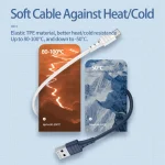 REMAX RC-179a 2.4A Type-C / USB-C High Elastic TPE Fast Charging Data Cable, Length: 1m, Type-C - Image 4